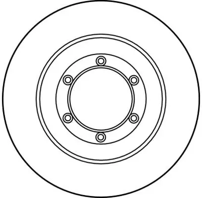 TRW DF2795 Fren Diski Ön Frontera A 92> Frontera B 98> Monterey 91> / D-Max 07> Trooper 91> Havalı 280mm 