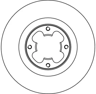 TRW DF4016 Fren Diski Ön Justy I 1986-1995 725431321