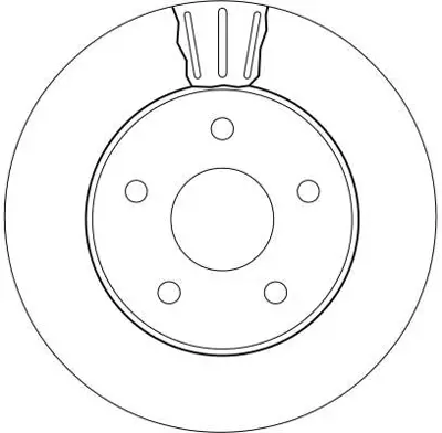 TRW DF4170 Fren Dıskı Ön 52098672