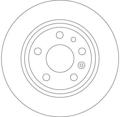 TRW DF4279 Fren Diski Arka 9-5 98>09 5391537