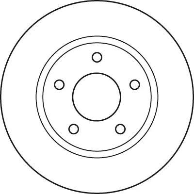 TRW DF4933 Fren Dıskı Ön MN116330