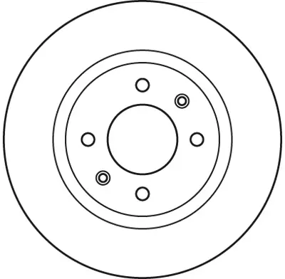 TRW DF6116 Fren Diski Ön İ10 / Pıcanto Havalı 252mm 5171207700 517120X700