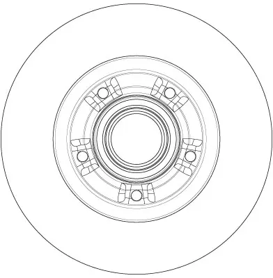 TRW DF6203BS Arka Fren Aynası Abs Sensor Halkası Ile Scenıc Iıı Grand Scenıc Jz0 / 1 1,2 Tce / 1,4 / 1,5dcı / 1,6 432024048R