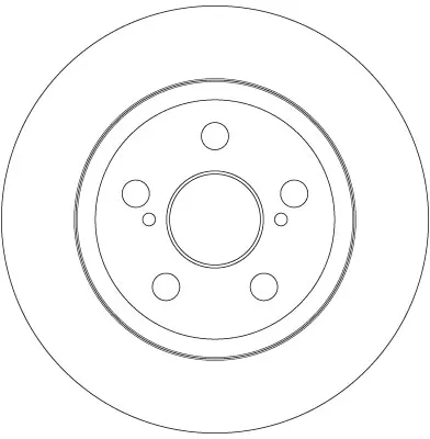 TRW DF6331 Fren Diski Arka Urban Cruıser 09> Düz 259 4243152150