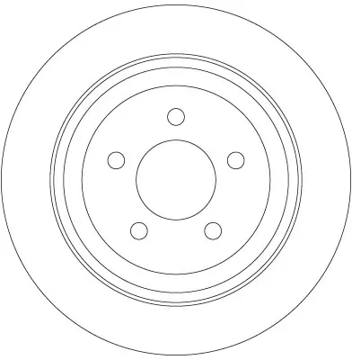 TRW DF6341 Fren Diski Arka Cherokee 08> / Nıtro 06>12 52129250AA