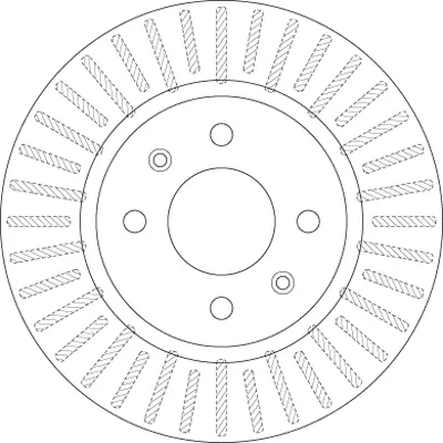 TRW DF6431 Fren Diski Ön İ20 09> Havalı 256mm 517121J500