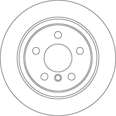 TRW DF6756 Arka Fren Dıskı Bmw F45 F46 F48 F39 6864141