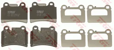 TRW GDB1722 Arka Balata Touareg 3.2v6-3.6v6 Fsı-4.2 V8-4.2v8 Fsı-6.0 W12-2.5 R5 Tdı-3.0 V6 Tdı 02-10 7L6698451B