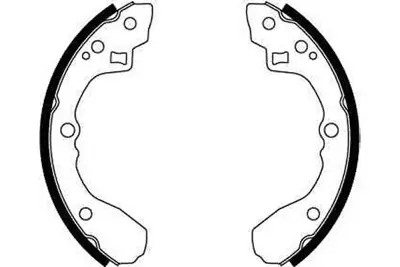 TRW GS8205 Arka Pabuçlu Balata Australıa Telstar Hatchback Ar -Mazda 626 GOYO2638Z