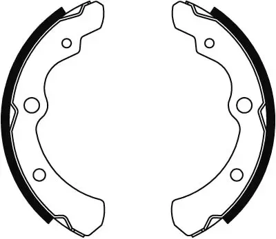 TRW GS8507 Kampana Balata Subaru Leon 25178GA400