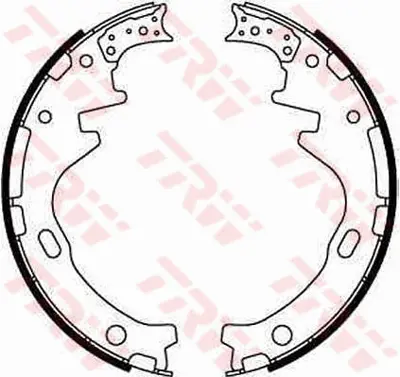 TRW GS8515 Arka Pabuçlu Balata Pıck Up 720 -Pıck Up D21 4406080W25