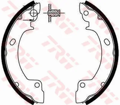 TRW GS8552 Arka Papuç Balata Excel 90-95 5830523A00