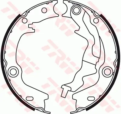 TRW GS8781 Arka Fren Balatası Pabuc Accent Iıı Accent Sedan Rıo 1,4 Gl / 1,5 Crdı / 1,6 Gls 05> 583501GA00