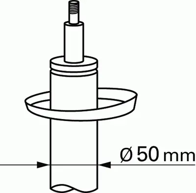 SACHS 314 011 Amortısör Ön 1K0413031BB