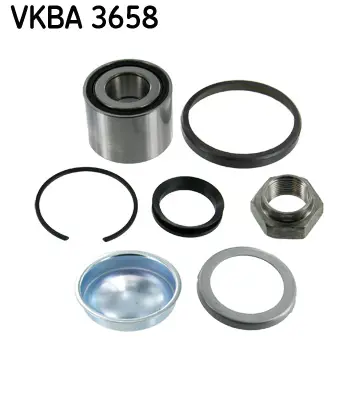 SKF VKBA 3658 Arka Teker Rulmanı Kit R9-R11-R19-Clıo I-Iı-Iıı-Mgn I-Modus-Twng-Dacıa Logan 04 43210AZ300 7703090433 95608940