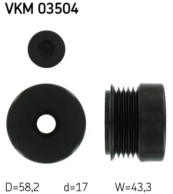 SKF VKM 03504 Rulman Vkm 03504 93170214