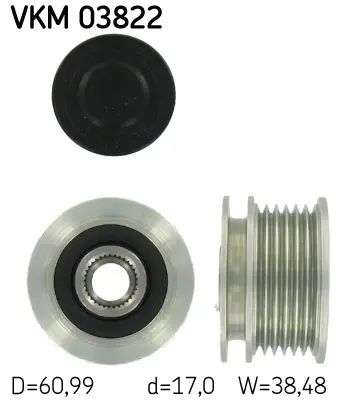 SKF VKM 03822 Rulman Vkm 03822 6041500360