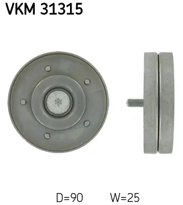 SKF VKM 31315 V Kayıs Gergı Rulmanı 6H903341D
