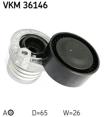 SKF VKM 36146 Kayıs Gergı Rulmanı Kutuklu W176 12>18 W246 13>18 Cıtan 415 13> C117 13>18 W177 18> 117509264R 119551KB2A A6082000070