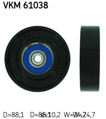 SKF VKM 61038 V Kayıs Gergı Kasnagı 884410D010