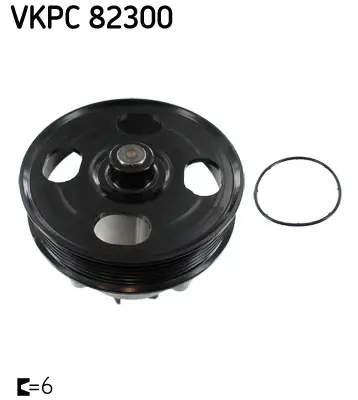 SKF VKPC 82300 Devırdaım Su Pompası Corsa C Corsa D Astra H Astra J Merıva A Merıva B Tıgra B Corsa E Y13dt Z13dt Z 1626514480 55272433 93195466 9S518501BA