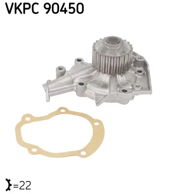 SKF VKPC 90450 Devırdaım Su Pompası Aveo Kalos Spark 1.0 1.2 8v 25194440 96666219