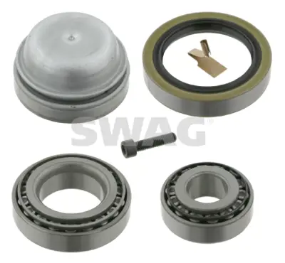 SWAG 10 85 0010 Teker Rulmanı On (Kece Ve Kapak Ile) W123 76>85 W126 79>85 C126 81>91 A1165860033