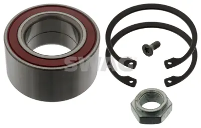 SWAG 30 90 5379 Tekerlek Rulmanı Takımı Emnıyet Segmanları, Aks Somunu Ve Cıvata Ile Vw 331598625AS1