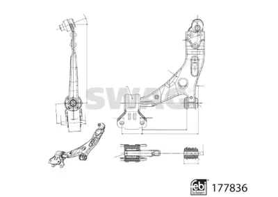 SWAG 33 10 4322 Salıncak Yataklar Ve Mafsalı Olan 177836 2418667