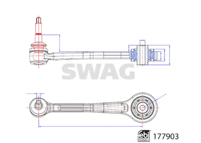 SWAG 33 10 4359 Salıncak Yuva. Mafsal Ve Emniyet Somunlu 177903 33326775084