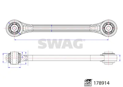 SWAG 33 10 4739 Salıncak Porsche Febı 178914 97033104300