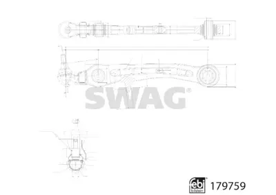 SWAG 33 10 5136 Salıncak Audı Febı 179759 4E0407151L