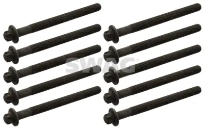 SWAG 60 92 4074 Sılındır Kapak Saplaması Setı 10 Adet Qashqaı Juke Mıcra Note Kangoo Clıo Duster 1,5dcı K9k 1105700QAC 7701478860