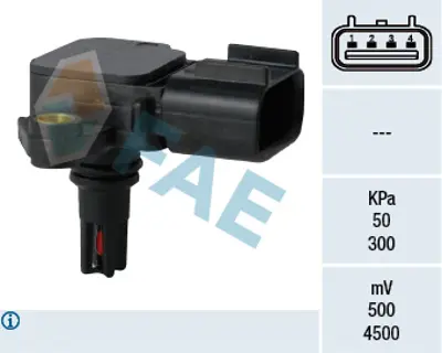 FAE 15114 Emme Borusu Basınc Sensoru Mondeo 2.0 Tdcı 01>07 4S7Q9F479AA