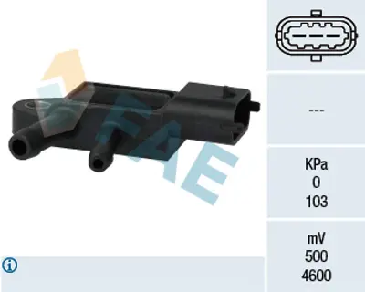 FAE 16107 Dpf Sensor Volvo C30 10>15 C70 10>13 S40 Iı 10>12 S60 Iı 10>14 S80 Iı 10> V50 10>12 31293659