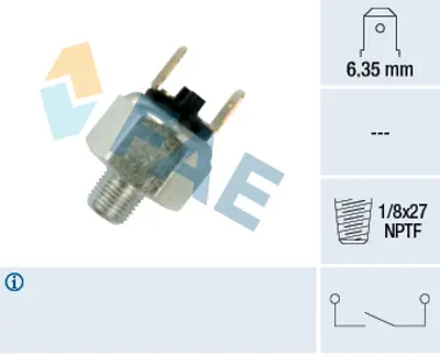 FAE 21010 Fren Pedal Musuru 500 (111-101-110) 0.6 68>76 560775 631331116 C1606267