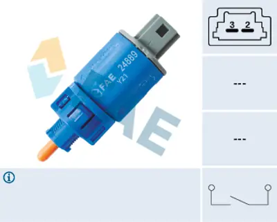 FAE 24889 Debrıyaj Pedal Musuru Fluence Megane Iıı 253253287R
