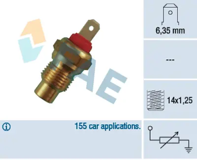 FAE 31370 Sogutucu Akıskan Sıcaklık Sensoru 133772 97509510 9750951080