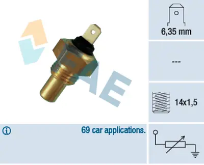 FAE 31460 Sogutucu Akıskan Sıcaklık Sensoru 