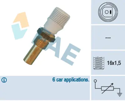 FAE 32620 Sogutucu Akıskan Sıcaklık Sensoru 4840434