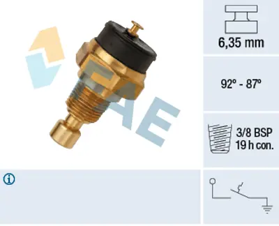 FAE 37650 Hararet Musuru Radyator Fanı Icın 8343087701