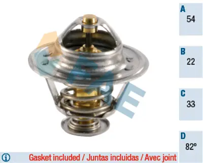 FAE 5304182 Termostat 89° Merıva A 03>10 Z17dt - Z17dth Merıva B 10>17 A17dt - A17dtc -  Astra G 98>10 Y17dt - Z 1338724