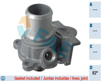 FAE 5309982 Termostat 82°c Ducato 2.3 Jtd 02> Daıly Iıı 504017209
