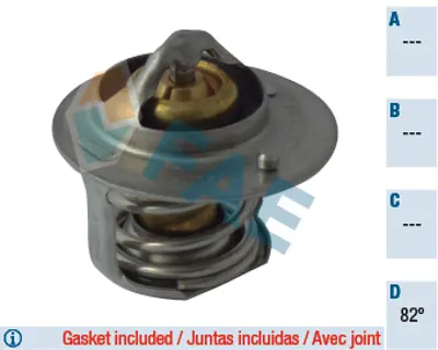 FAE 5310082 Termostat 82°c Colt Lancer 05> (1.3 .1.5) Smart Forfour (454) 04>06 MN176384