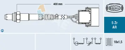 FAE 75016 Oksıjen Sensoru 855392
