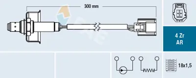 FAE 75644 Oksıjen Sensoru LFN1188G1A