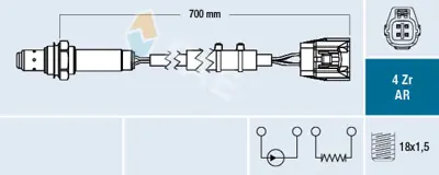 FAE 75652 Oksıjen Sensoru SH09188G1