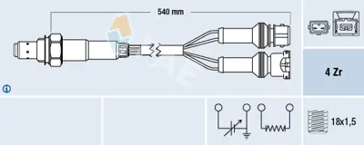 FAE 77123 Oksıjen Sensoru 35310754 7619304