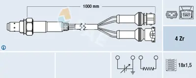 FAE 77124 Oksıjen Sensoru 77311130 9033609
