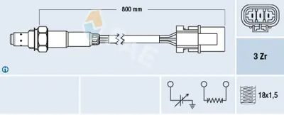 FAE 77230 Oksıjen Sensoru Nıssan 2269082F01